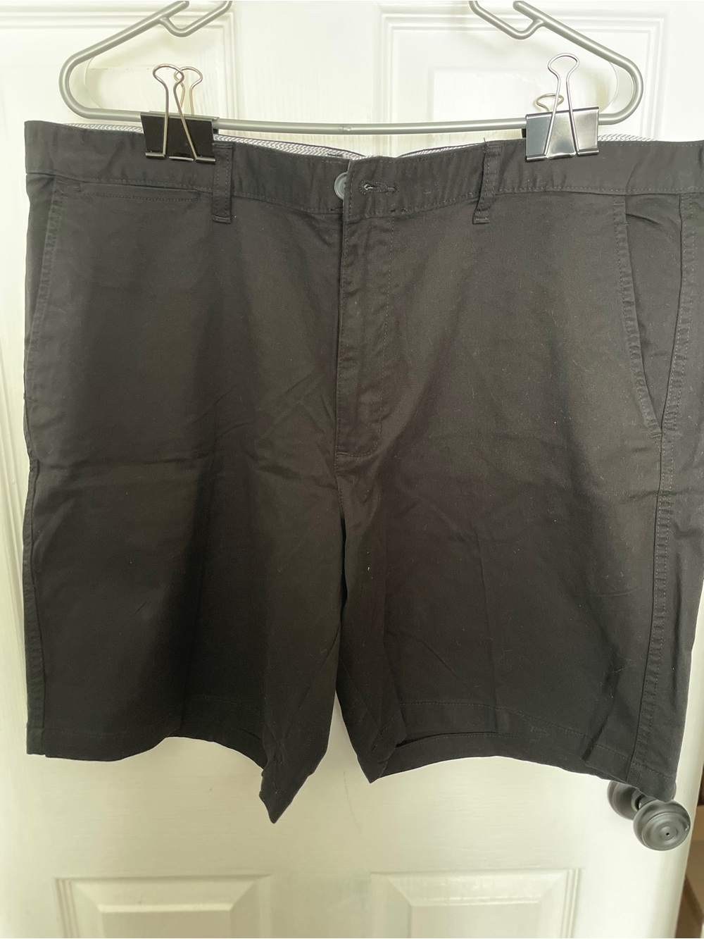 George Black Flat Front Men's Shorts